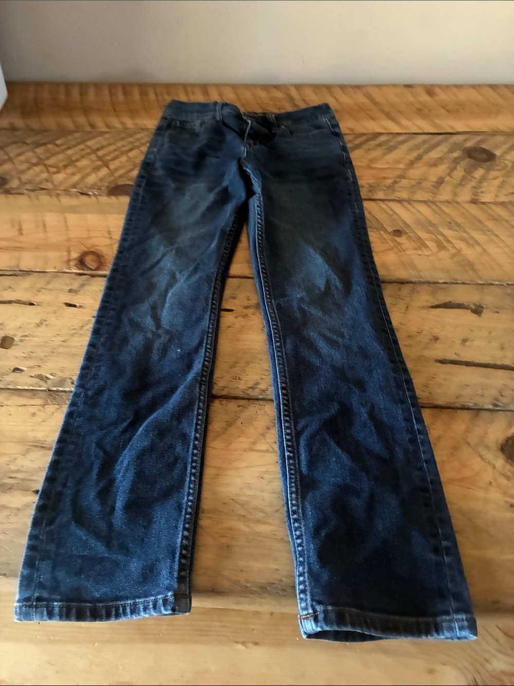 RSQ Super Skinny Jeans in Indigo with Brown Stitching